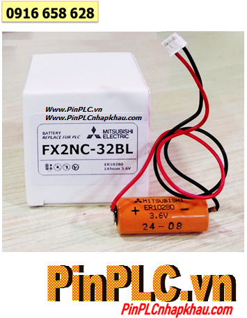 Mitsubishi FX2NC-32BL, Pin Mitsubishi FX2N-32BL lithium 3.6v 500mAh (Xuất xứ Liên doanh)